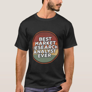 Bester Vintage-Marktforschungsanalyst aller Zeiten T-Shirt