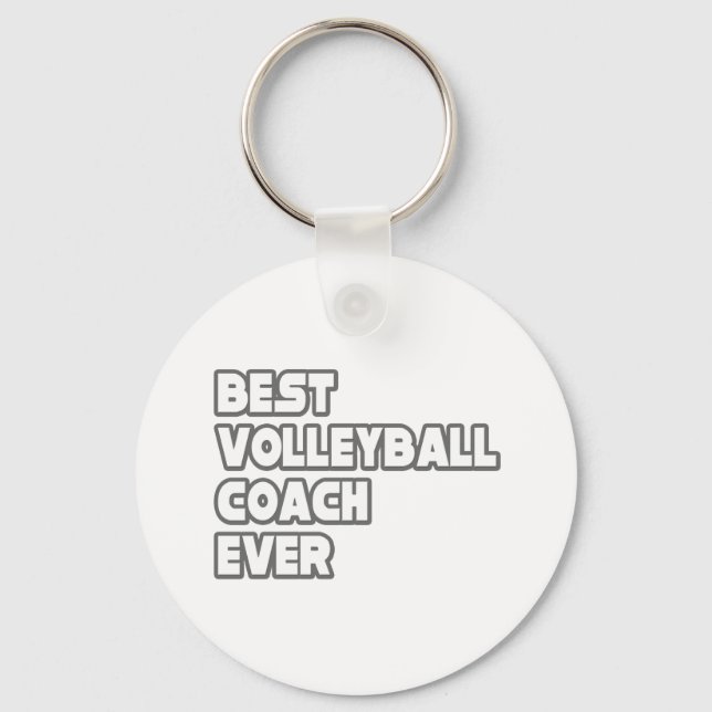 Bester Volleyball-Trainer je Schlüsselanhänger (Vorderseite)