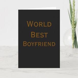 Bester Welt-Ehemann Freund Valentinstag m Karte