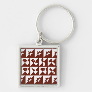 Bester Wilder Vater-Text in Rot Schlüsselanhänger