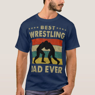 Bester Wrestling Vater je Vintager Wrestling Väter T-Shirt