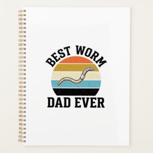 Bester Wurm-Vater Aller Zeiten Vintage Wurm-Shirt  Planer