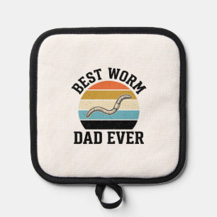 Bester Wurm-Vater Aller Zeiten Vintage Wurm-Shirt  Topflappen