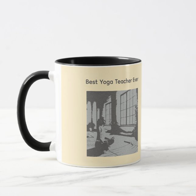 Bester Yoga-Lehrer überhaupt Tasse (Links)