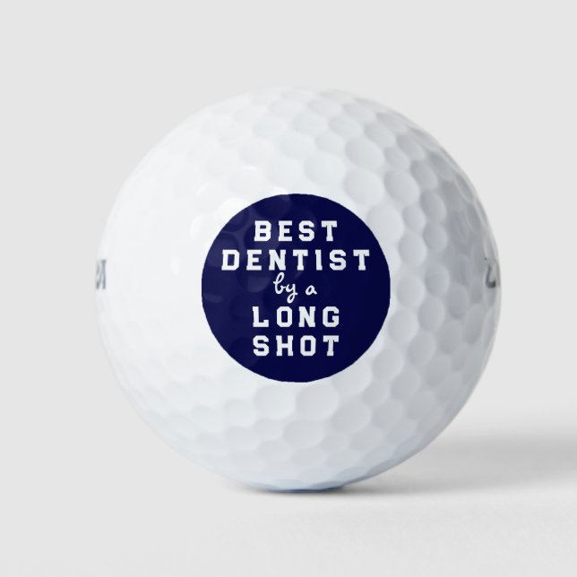 Bester Zahnarzt Golfball (Vorderseite)