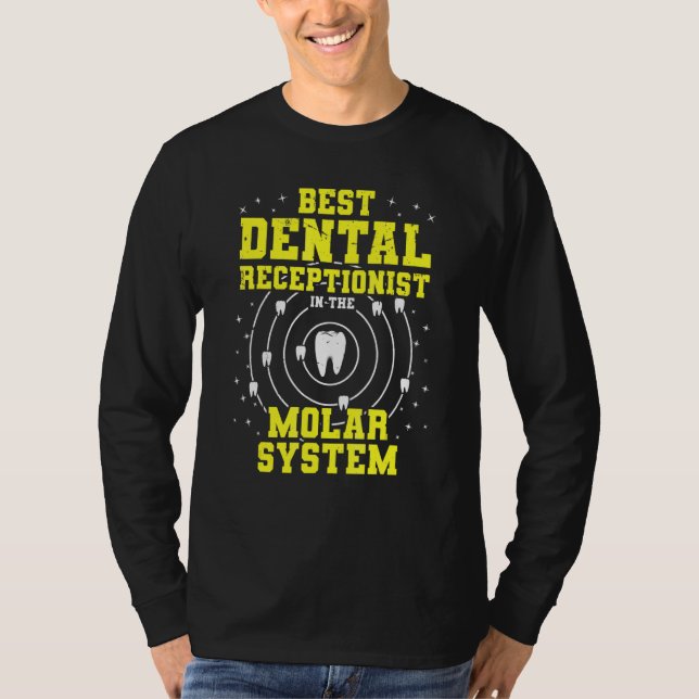 Bester Zahnarzt im Molarsystem Den T-Shirt (Vorderseite)