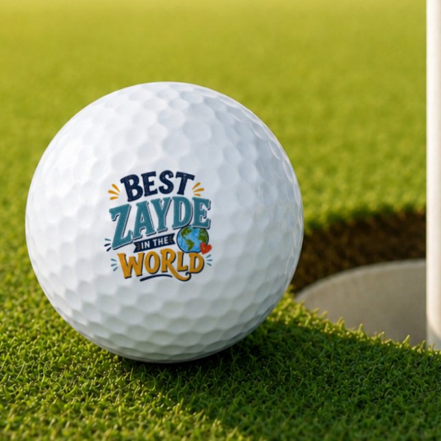 Bester Zayde der Welt Golfball (Von Creator hochgeladen)