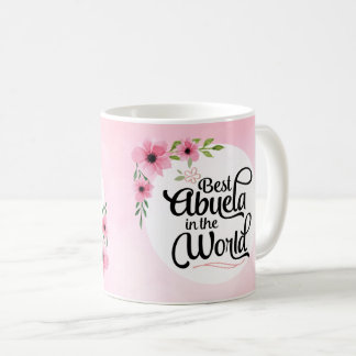 Bestes Abuela in der WeltBlumen-Tasse Kaffeetasse