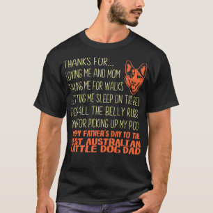 Bestes australisches Cattle Dog Father's Day-Gesch T-Shirt