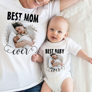 Bestes Baby-Ever-Foto-Mama Baby Strampler
