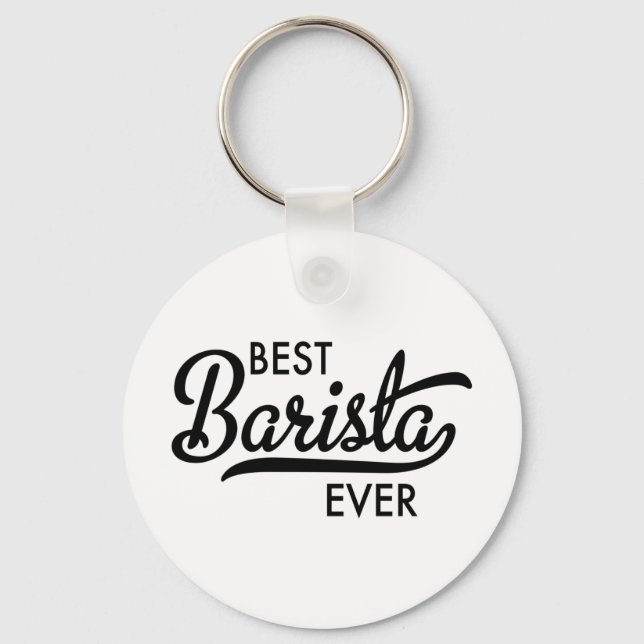 Bestes Barista je Schlüsselanhänger (Vorderseite)