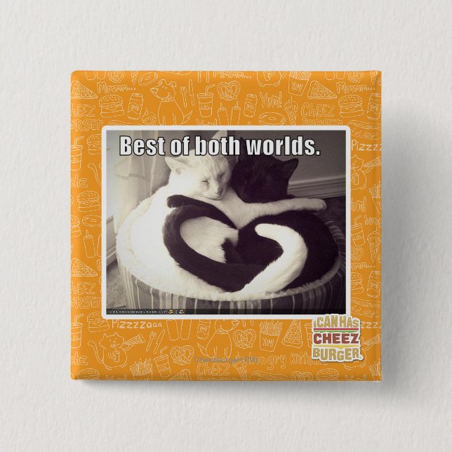 Bestes beider Welten Button (Vorderseite)