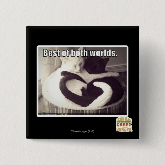 Bestes beider Welten Button (Vorderseite)