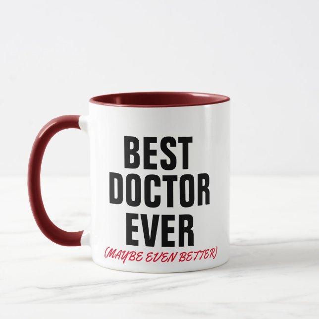 bestes besseres medizinisches Wortspiel Doktors Tasse (Links)