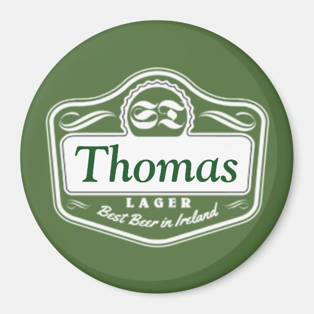 Bestes Bier-Personalisiert-Magnet Magnet (Vorne)