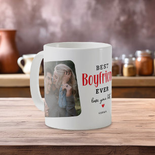 Bestes BOYFRIEND je 2 Foto Niedliches Geschenk Kaffeetasse