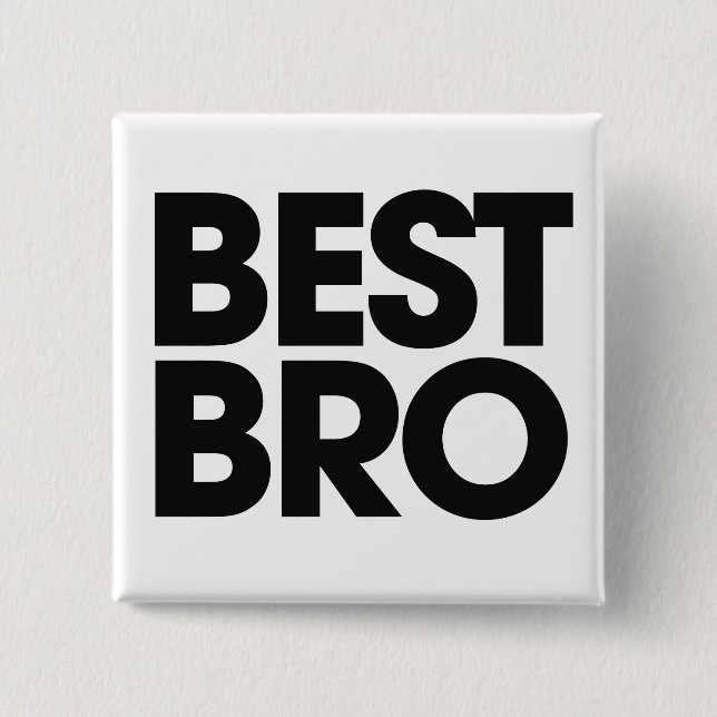 Bestes Bro Button (Vorderseite)