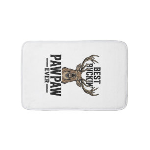 Bestes Buckin Pawpaw Vintage Hirsch Jagd Shirt_1 Badematte