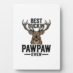 Bestes Buckin Pawpaw Vintage Hirsch Jagd Shirt_1 Fotoplatte