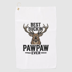 Bestes Buckin Pawpaw Vintage Hirsch Jagd Shirt_1 Golfhandtuch