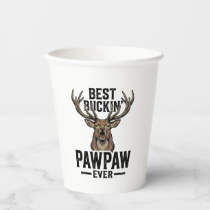 Bestes Buckin Pawpaw Vintage Hirsch Jagd Shirt_1 Pappbecher