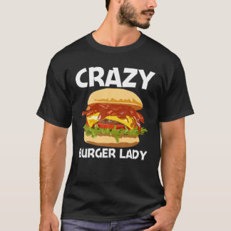 Bestes Burger-Design für Frauen Mama Hamburger San T-Shirt