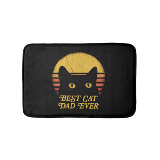 Bestes Cat Papa Katzenliebhaber Geschenk Badematte