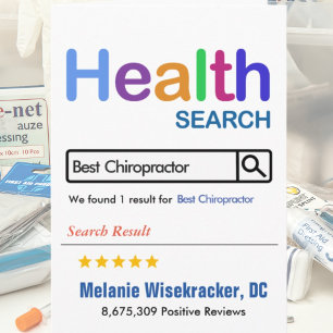Bestes Chiropraktiker Funny Gift Dankeskarte