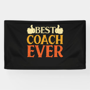 Bestes Coach-Geschenk für Sporttrainer Banner