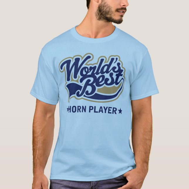 Bestes das französische Horn-Spieler-T-Shirt der T-Shirt (Vorderseite)