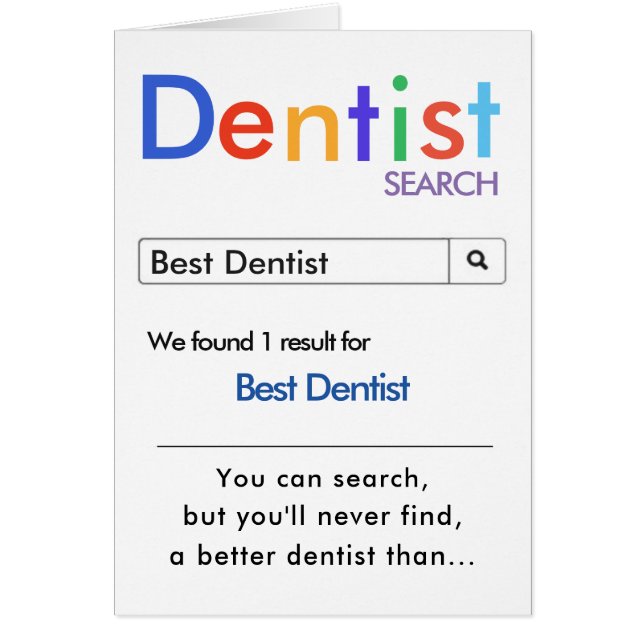 Bestes Dentist-Geschenk (Vorne)
