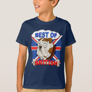 Bestes der britischen Cartoon-Bulldogge scherzt T T-Shirt