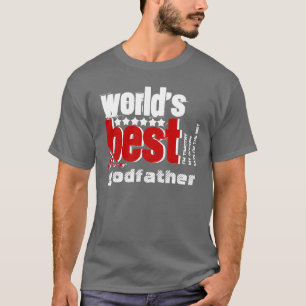 Bestes der Pate X186B der Welt GRAUES ROTES WEISS T-Shirt