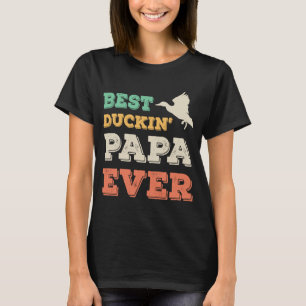Bestes Duckin Papa je Großvater Großvater Duck Hun T-Shirt