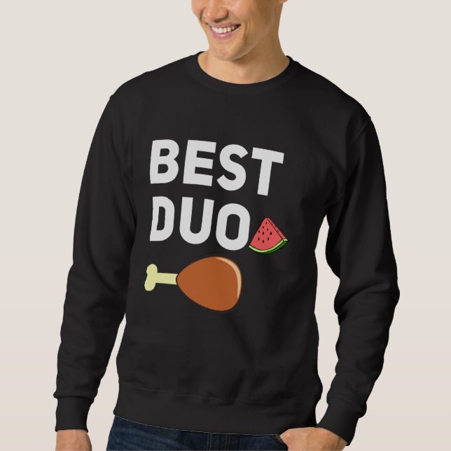Bestes Duo Funny Fricken Frische Pasta machen Sweatshirt (Vorderseite)