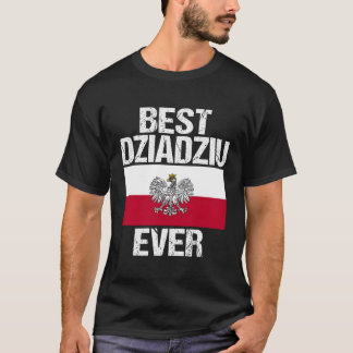 Bestes Dziadziu je polnisches Opa-Geschenk für Män T-Shirt