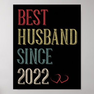 Bestes Ehemann 2022 3 Jahr 3. Hochzeit Poster