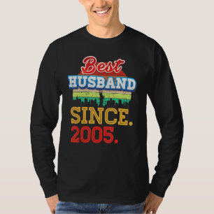 Bestes Ehemann seit 17. Hochzeitstag 2005 1 T-Shirt