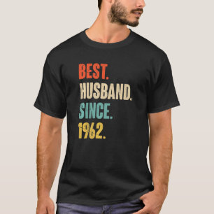 Bestes Ehemann seit 1962 60 Hochzeitstag T-Shirt
