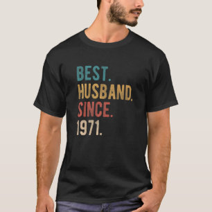 Bestes Ehemann seit 1971 51st Wedding Aniversary F T-Shirt