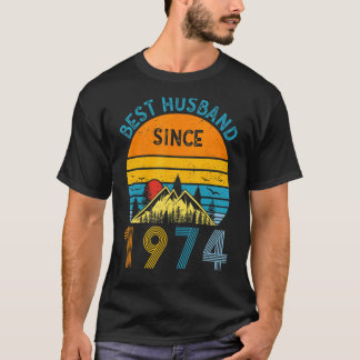 Bestes Ehemann seit 1974 48. Hochzeitstag V T-Shirt