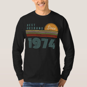 Bestes Ehemann seit 1974 Funny T-Shirt - Perfektes
