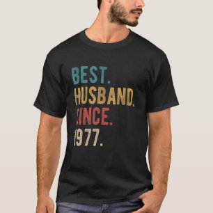 Bestes Ehemann seit 1977 45th Wedding Aniversary F T-Shirt