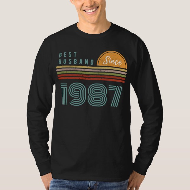 Bestes Ehemann seit 1987 Funny T-Shirt - Ideal Ges (Vorderseite)
