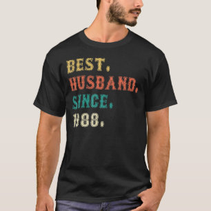 Bestes Ehemann seit 1988 34. Hochzeitstag 3 T-Shirt