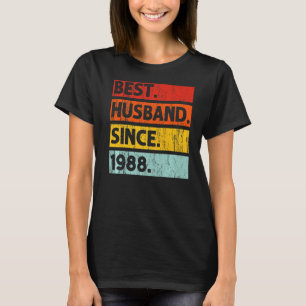 Bestes Ehemann seit 1988 34 Jahre 34. Wedding Anni T-Shirt