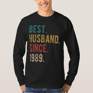 Bestes Ehemann seit 1989 33. Hochzeitstag F T-Shirt
