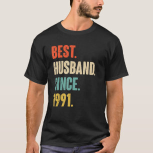 Bestes Ehemann seit 1991 31 Hochzeitstag T-Shirt