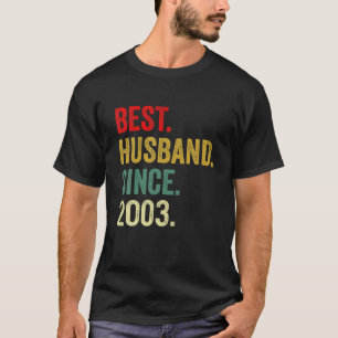 Bestes Ehemann seit 19. Hochzeitstag 2003 T-Shirt
