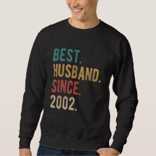Bestes Ehemann seit 2002 20. Hochzeitstag F Sweatshirt